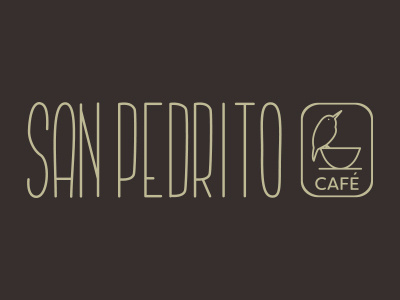 San Pedrito Coffee Shop branding coffee hand lettering lettering logo logotype type