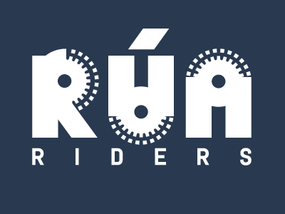 Rúa Urban Cycling Logo branding icon logo logotype type