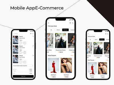 Mobile App E-Commerce ecommerce ui