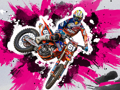 VERTIGO MOTORSPORT 1/2 design enduro fmx graphic design motocross photoshop poster