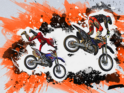 VERTIGO MOTORSPORT 2/2 design enduro fmx graphic design motocross motorsport photoshop race racing