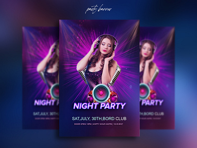 NIGHT PARTY FLYER DESING