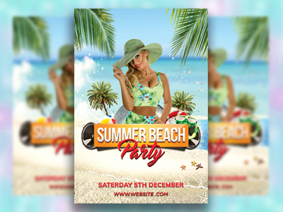 summer party flyer design branding design graphic design illustration logo night party party social media summer party typography ui ux vector