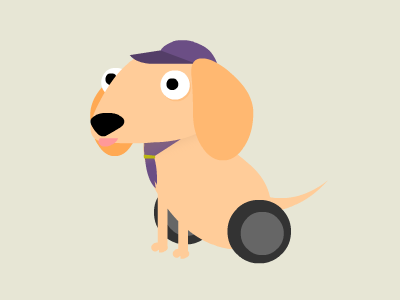 Scout dog illustration scout vector