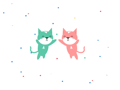 Cat Five animals animation cats codepen css keyframe kittens motion motion graphics