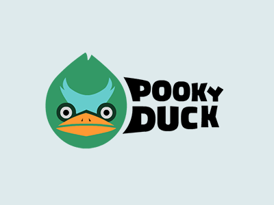 Pookyduck animal duck logo logo design