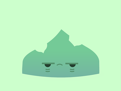 Rotting Ooze face game asset green ooze vector