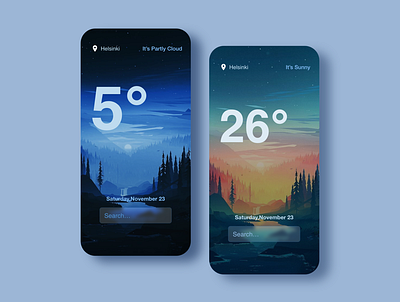 Weather App api app branding design icon illustration logo react typography ui ux vector weatherapp web