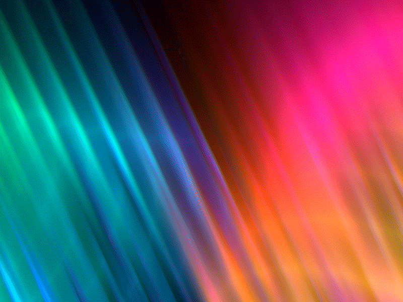 Rainbow Slinky Background Glare