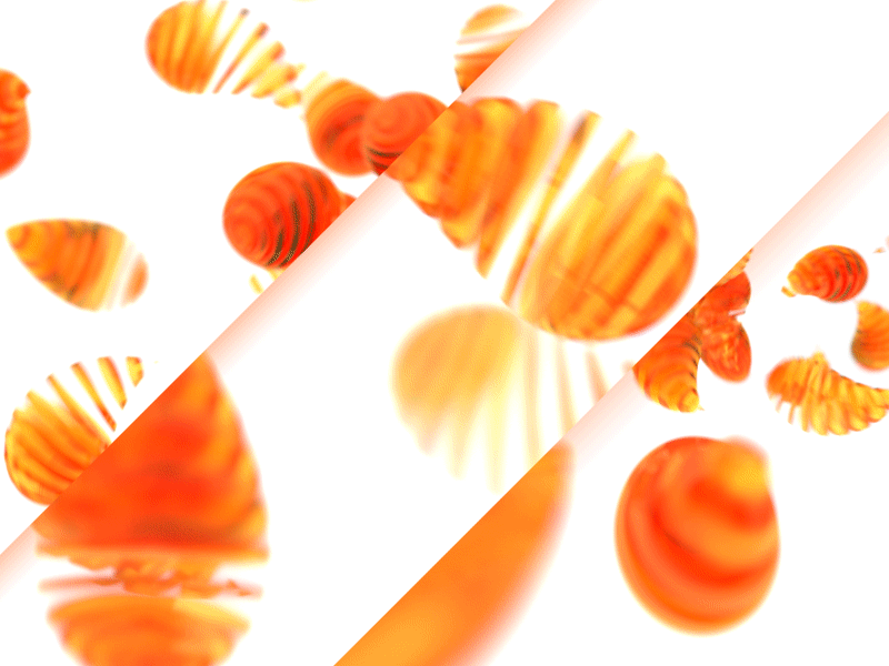 Honey Swarm - Perspectives 3d animation blender creatures cycles gif golden honey mograph moray effect segments swarm