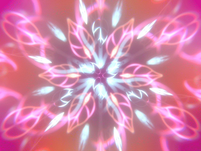 Electric Flower animation blender color grading compositing cycles depth of field flower gif glare light motion graphics symmetry