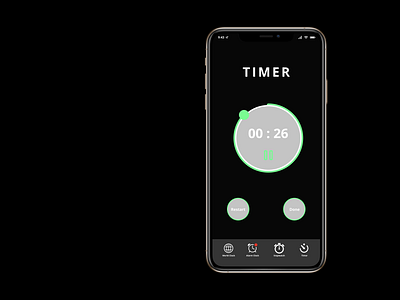 Countdown Timer App app apple countdown timer dailyui design figma timer timer app ui design user interface ux design