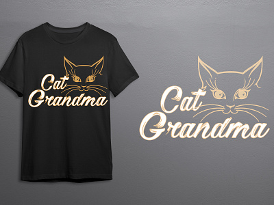 Cat Grandma T-shirt apparels cat lover cat t shirt colorful man. premium t shirt t shirt t shirt design typography unique women