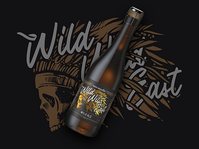 Craft beer label - Wild Wild East