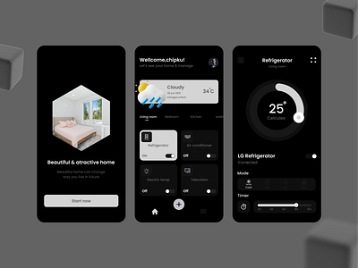 Concept home app app branding design ecommerce typography ui ux