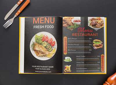 Restaurant Menu Flyer graphic design menu design menu flyer restaurant menu design