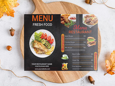 Restaurant Menu Card Design