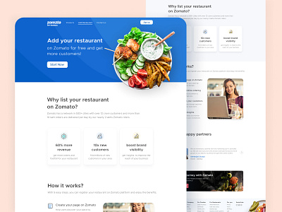 Add Restaurant Platform customers dashboard design login onboarding platform restaurant revenue signup ux web web design website