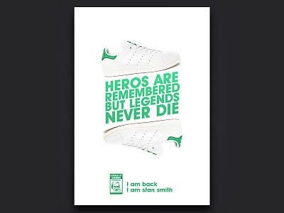 Adidas shoes poster (stan smith)