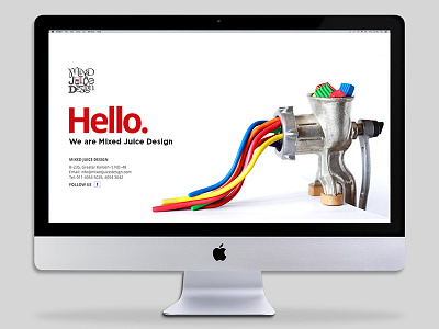 Landing screen for a Design Agency agency homepage landingscreen web webdesign website