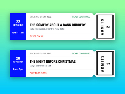 Ticket Design art design direction event gradient graphic tickets web