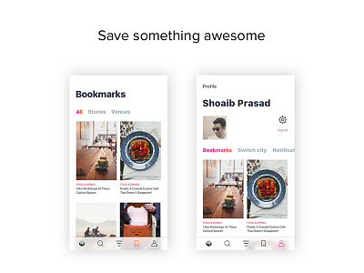 Bookmarks andrios app application articles city design events ios mobile stories