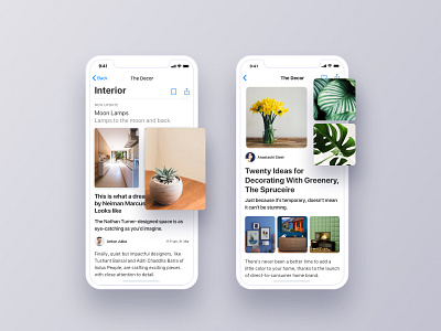 Home Decor app app application blog branding cards dailyui design events feed illustration interior ios mobile search ui uikits ux
