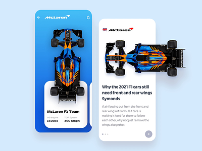 Formula 1 Concept Designs android application cards cars champion colours design formula1 interaction ios mclaren motion design racing redbull renault search speed sports stack