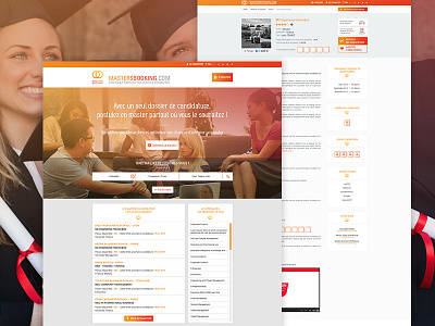 Masters Booking design mastersbooking responsive webdesign website