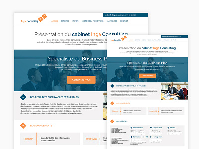 Inga Consulting design responsive webdesign website