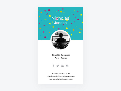 Card brand graphic designer