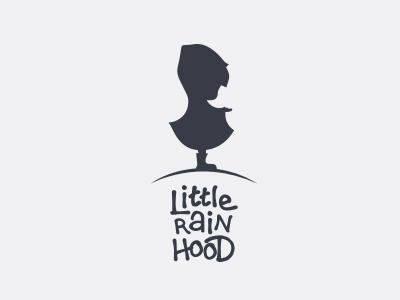 Little Rain Hood child fashion gumboots kids logo raincoat rainwear