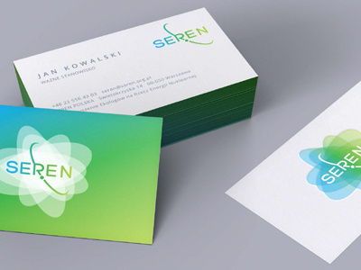 SEREN - Eco Nuclear Energy atom branding eco ecology energy logo mark nucklear