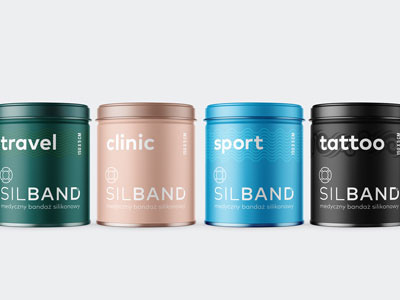 SILBAND - miracle bandage packaging range bandage branding branding design design healthcare packagingdesign range tin