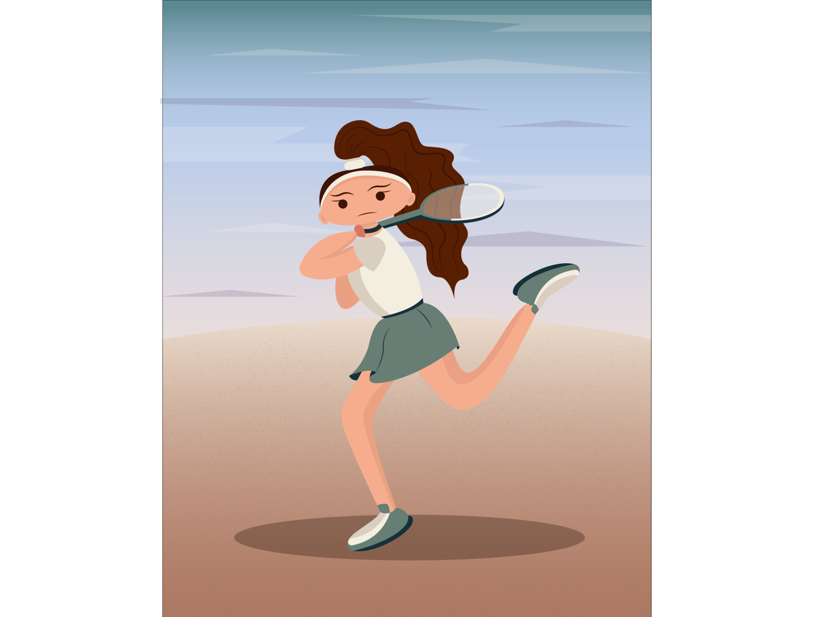 Sportswoman by Maryia on Dribbble