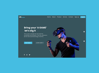 vr game app branding design product design ui ux