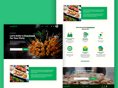 Landing Page for SmartFood