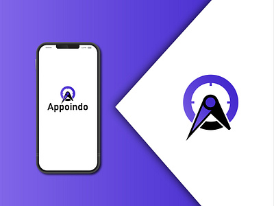 Appoindo App Logo Design app logo app logo design appointment logo graphic design logo logo design modern logo monogram logo