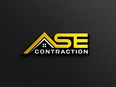 ASE Real Estate Logo Design ase construction logo ase logo ase real estate logo construction logo house logo logo logo design mortage logo mortgage logo real estate logo