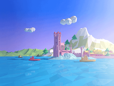 King's Landing lowpoly