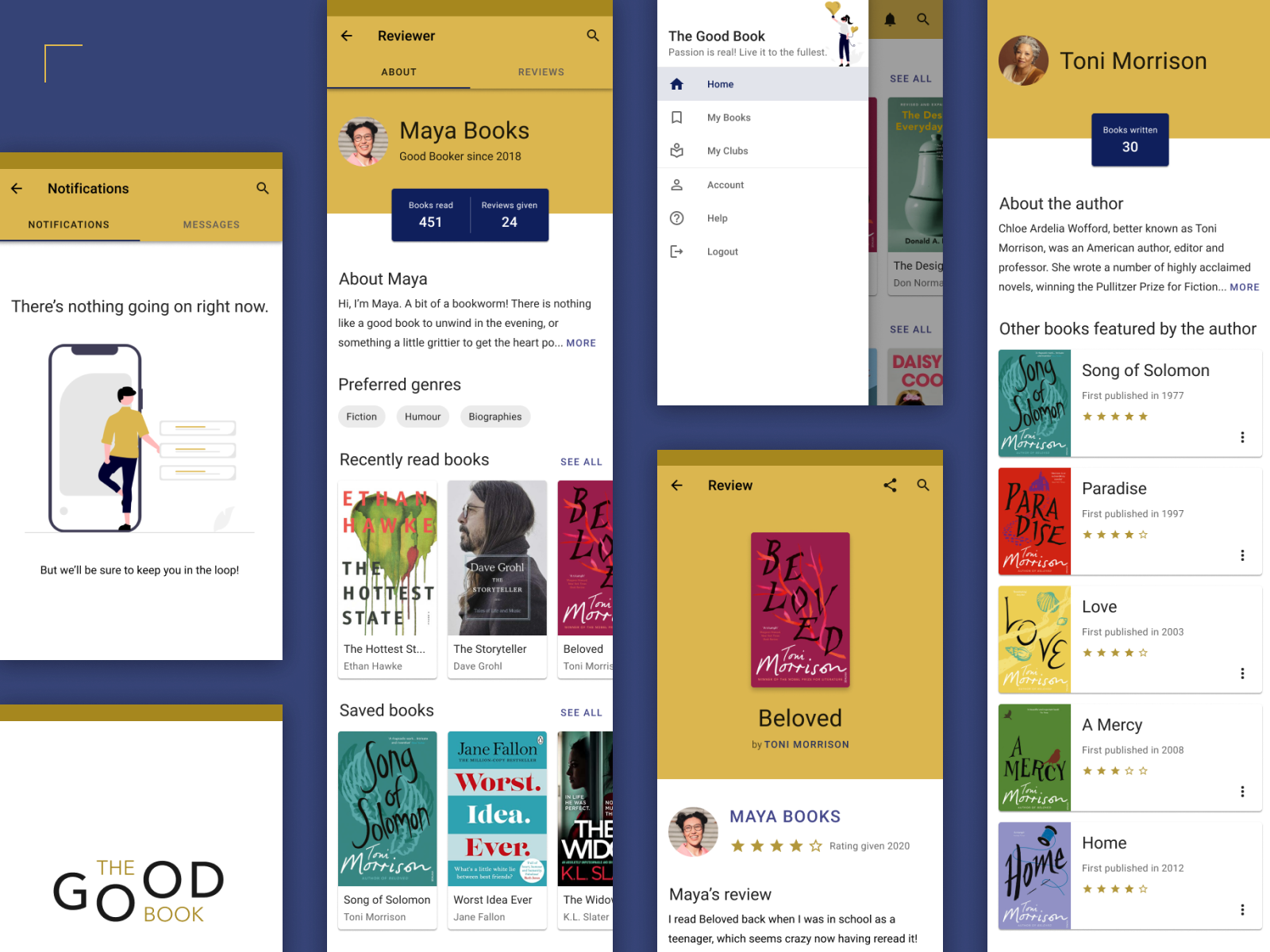 book reviews app