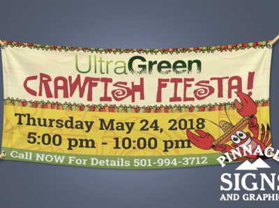 Ultra Green Crawfish Banner
