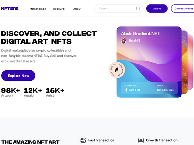 NFT Marketplace design figma ui ux