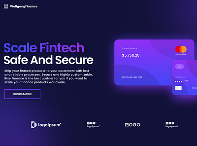 Fintech design figma ui ux