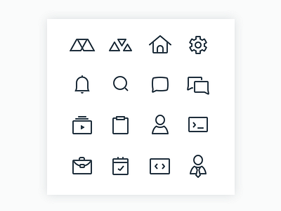 Udacity - Icon Set design flat icons learning line product set udacity