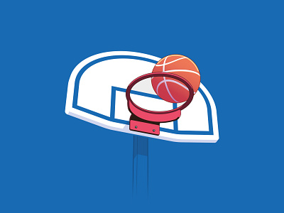 Basketball 2d 3d ball basket basketball cartoon design illustration isometric isometry sport vector