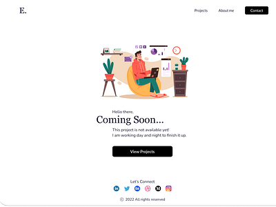 Coming Soon Case Study in your Portfolio page