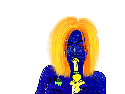 Into The Mystique 3d animation app art branding cannabis design illustration logo ui