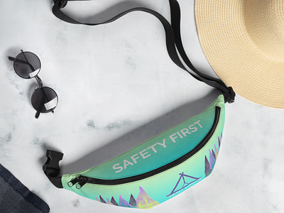 THC Fanny Pack neon neontrees safety tent trees