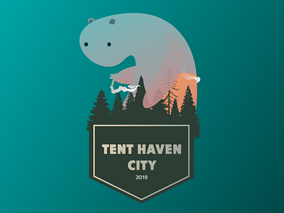 Hard To Bear Mornings bear city haven jay joint morning tent trees weed